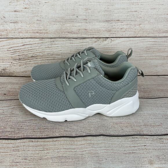Propet Stability X Strap Mens Sz 7 X 3E Wide Sneakers Gray - Picture 6 of 10